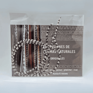 Pack de 3 extensions en plumes naturelles. Blanc et Noir