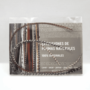 Pack 3 extensions de plumes naturelles. Chocolat